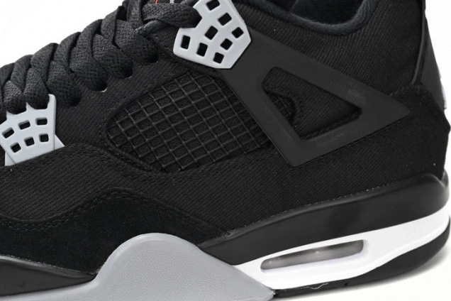 Cheap Air Jordan Black Canvas 4 DH7138-006 0727